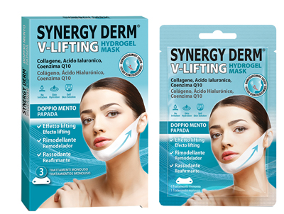 SYNERGY DERM V LIFTING HYDROGEL MASK DOPPIO MENTO - Antica Farmacia Ferrari