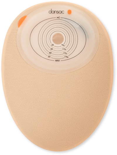DANSAC NOVALIFE TRE 1 SACCA CHIUSA OPACA PIANA MAXI PER COLOSTOMIA CON FINESTRA RITAGLIABILE 15-70X90 MM 620 ML 30 PEZZI - Antica Farmacia Ferrari