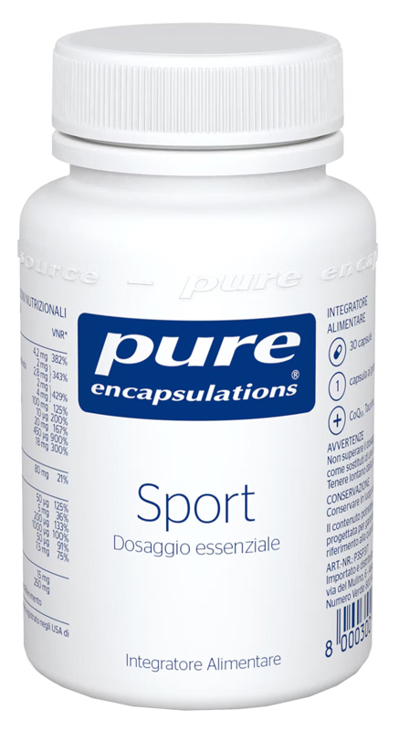 PURE ENCAPSULATIONS SPORT 30 CAPSULE - Antica Farmacia Ferrari
