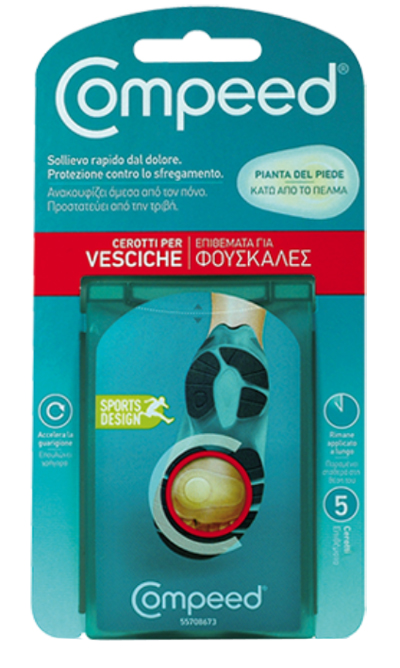 COMPEED CEROTTI PER VESCICHE PIANTA PIEDE SPORT 5 PEZZI - Antica Farmacia Ferrari
