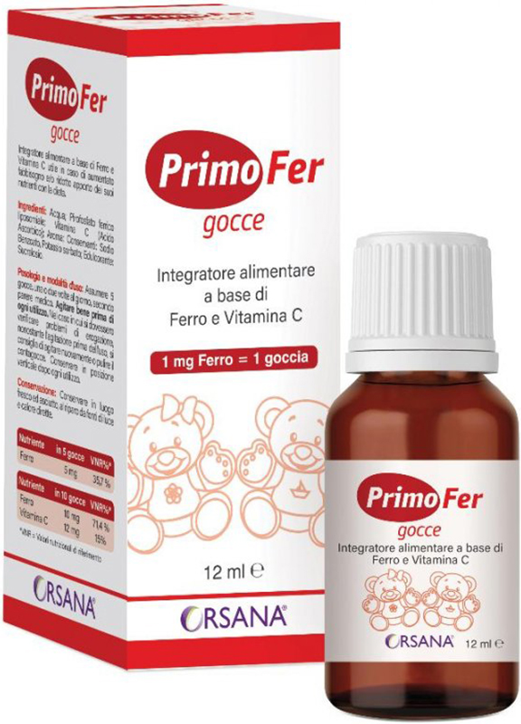 PRIMOFER GOCCE 12 ML - Antica Farmacia Ferrari