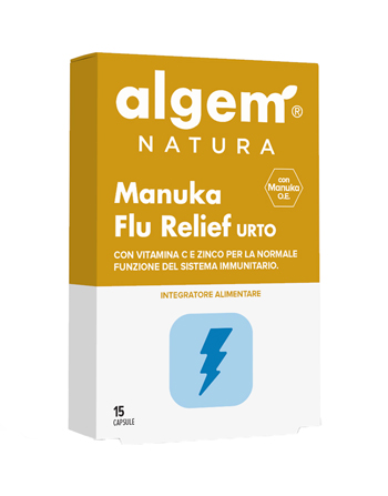 ALGEM MANUKA FLU RELIEF URTO 15 CAPSULE - Antica Farmacia Ferrari
