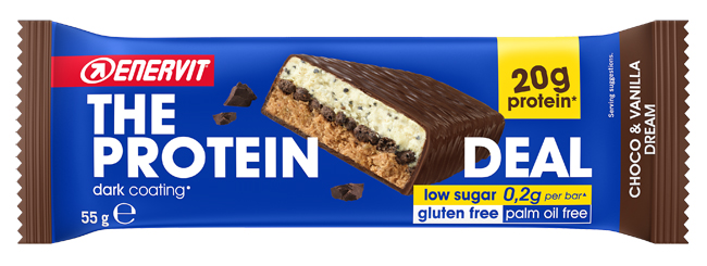ENERVIT PROTEIN DEAL BARRETTA CHOVAN 55 G - Antica Farmacia Ferrari