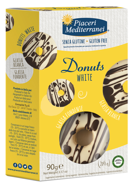 PIACERI MEDITERRANEI DONUTS WHITE 90 G - Antica Farmacia Ferrari