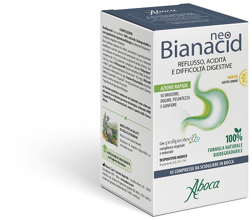 NEOBIANACID 45 COMPRESSE LIMONE - Antica Farmacia Ferrari