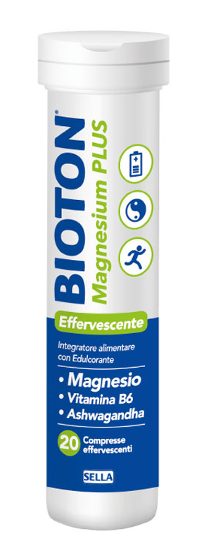 BIOTON MAGNESIUM PLUS 20 COMPRESSE EFFERVESCENTI - Antica Farmacia Ferrari