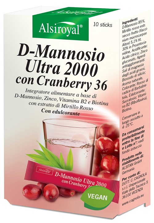 D MANNOSIO ULTRA 2000 CRANBERRY 10 STICK - Antica Farmacia Ferrari