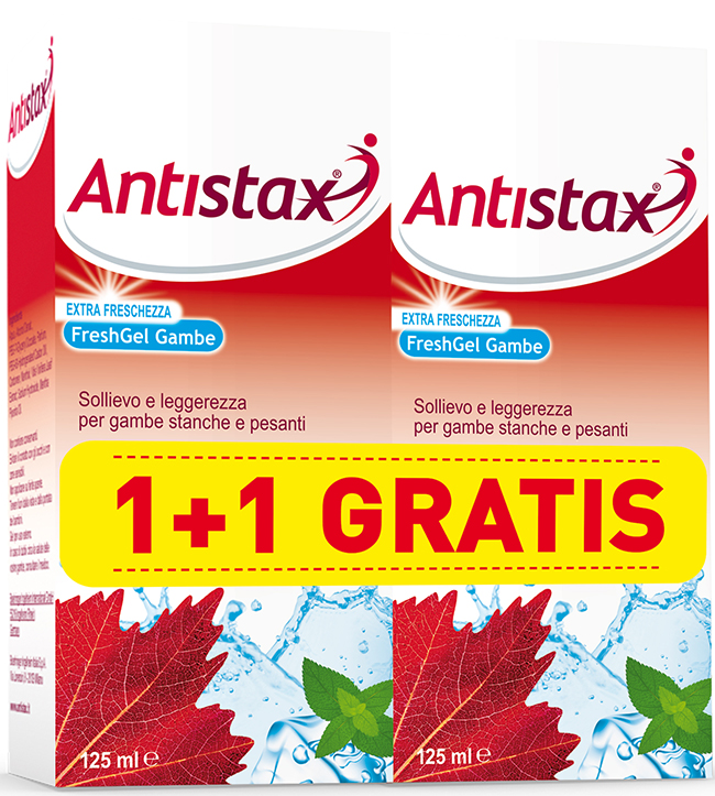 ANTISTAX FRESH GEL 125 ML 1+1 PROMO - Antica Farmacia Ferrari