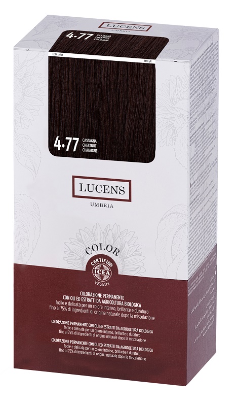 LUCENS UMBRIA TINTA COLOR LUCENS 4,77 CASTANO CHIARO - Antica Farmacia Ferrari