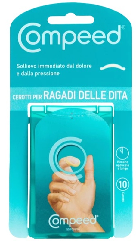 COMPEED CEROTTI PER RAGADI DITA 10 PEZZI - Antica Farmacia Ferrari