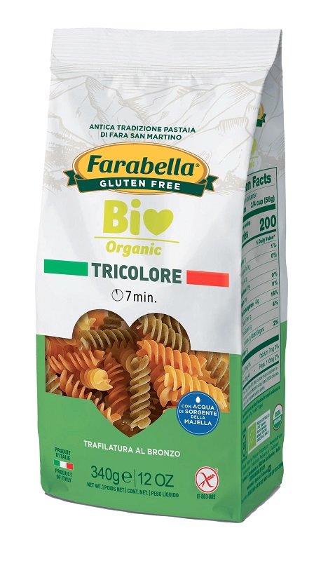 FARABELLA BIO FUSILLI TRICOLORE 340 G - Antica Farmacia Ferrari