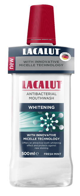 LACALUT COLLUTORIO MICELLARE WHITENING 500 ML - Antica Farmacia Ferrari
