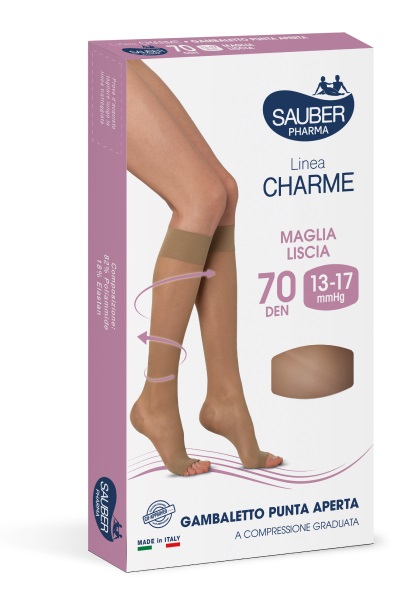 SAUBER GAMBALETTO OPEN TOE 70 DENARI MAGLIA LISCIA NEUTRO BEIGE TAGLIA 3 - Antica Farmacia Ferrari