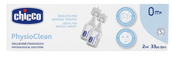 CHICCO SOLUZIONE PHYSIOCLEAN 2 ML 33 PEZZI - Antica Farmacia Ferrari