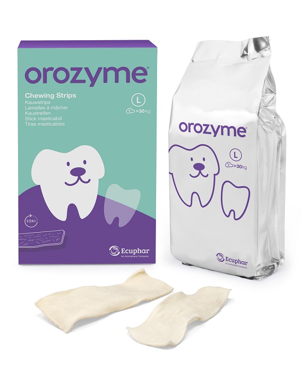 OROZYME CANINE STRISCE ENZIMATICHE MASTICABILI PER CANI DI TAGLIA GRANDE - Antica Farmacia Ferrari