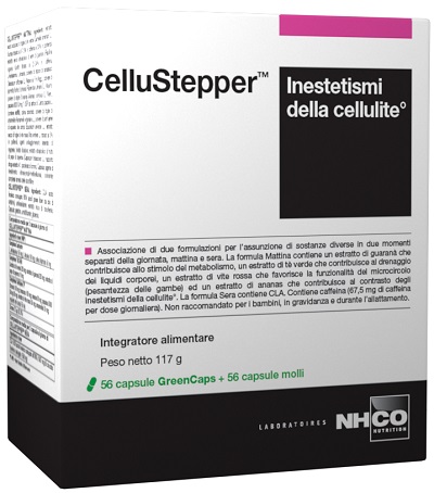 NHCO CELLUSTEPPER 56 CAPSULE GREENCAPS + 56 CAPSULE MOLLI - Antica Farmacia Ferrari