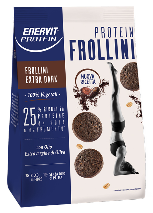 ENERVIT PROTEIN FROLLINI EXTRA DARK 200 G - Antica Farmacia Ferrari
