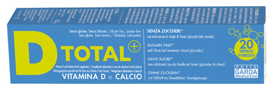 D TOTAL+ VITAMINA D-CA 20 COMPRESSE EFFERVESCNETI - Antica Farmacia Ferrari