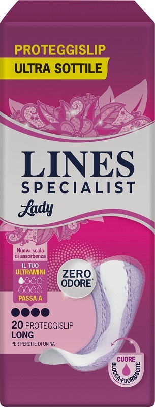 ASSORBENTI PER INCONTINENZA LINES SPECIALIST LADY LONG 20 PEZZI - Antica Farmacia Ferrari