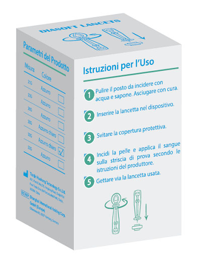 LANCETTE PUNGIDITO DIASOFT LANCET 25 PEZZI - Antica Farmacia Ferrari