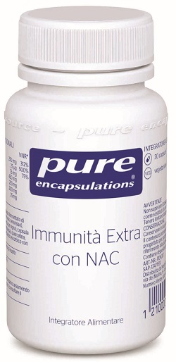 PURE ENCAPSULATIONS IMMUNITA' EXTRA CON NAC 30 CAPSULE - Antica Farmacia Ferrari