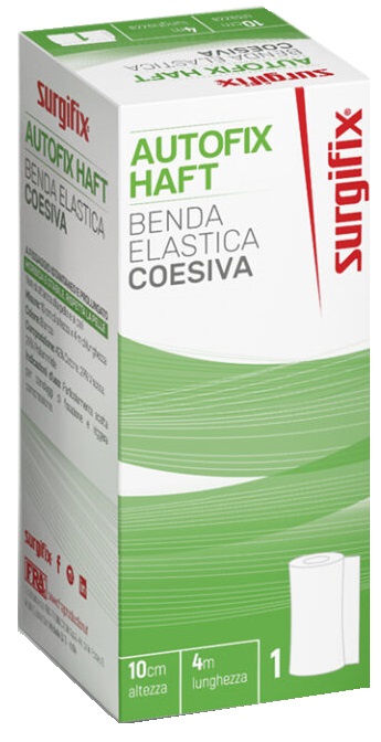 BENDAGGIO COESIVO SURGIFIX AUTOFIX HAFT CM 10X4 M - Antica Farmacia Ferrari