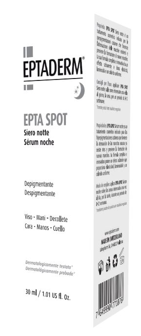 EPTA SPOT NOTTE SIERO DEPIGMENTANTE 30 ML - Antica Farmacia Ferrari
