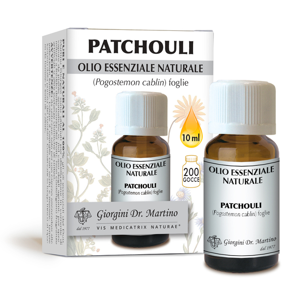 PATCHOULI OLIO ESSENZIALE NATURALE FOGLIE 10 ML - Antica Farmacia Ferrari