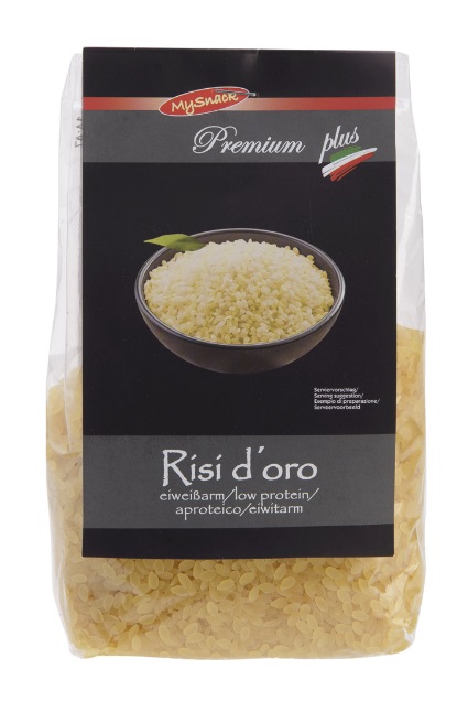 MY SNACK PREMIUM PLUS RISI D'ORO PASTA APROTEICA 500 G - Antica Farmacia Ferrari