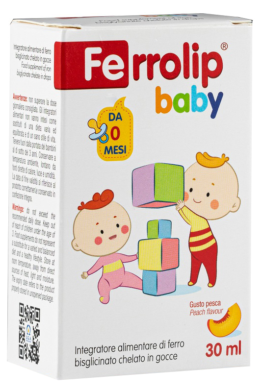 FERROLIP BABY GOCCE 30 ML GUSTO PESCA - Antica Farmacia Ferrari
