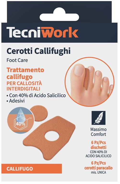 CEROTTO CALLIFUGO INTERDIGITALE 6 PEZZI + 6 DISCHETTI - Antica Farmacia Ferrari