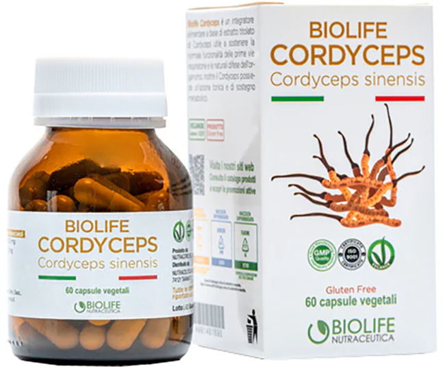 BIOLIFE CORDYCEPS 60 CAPSULE - Antica Farmacia Ferrari