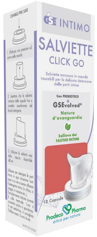 GSE INTIMO SALVIETTE CLICK GO 10 PEZZI - Antica Farmacia Ferrari