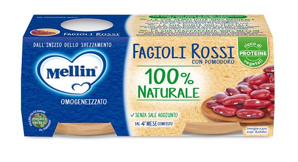 MELLIN OMOGENEIZZATO FAGIOLI ROSSI 2 X 80 G - Antica Farmacia Ferrari