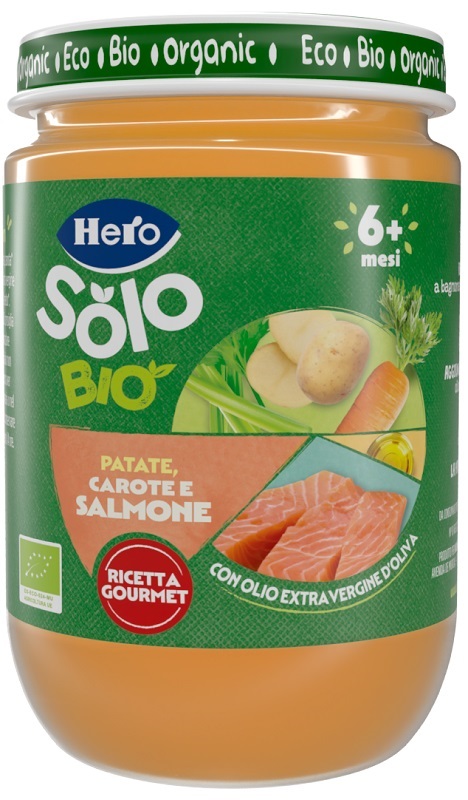 HERO BABY SOLO OMOGENEIZZATO SALMONE VERDURE 190 G - Antica Farmacia Ferrari