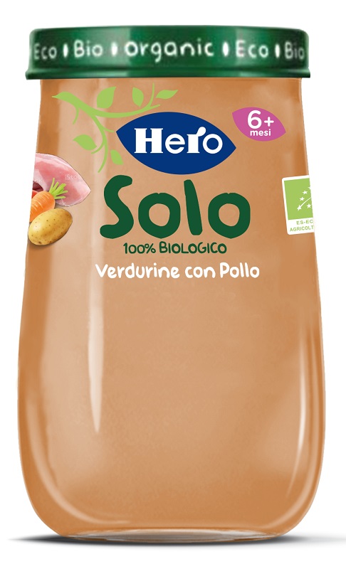 HERO BABY SOLO OMOGENEIZZATO POLLO VERDURE 190 G - Antica Farmacia Ferrari