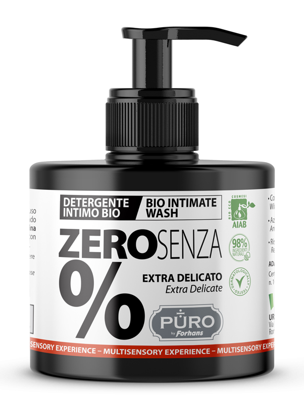 FORHANS PURO DETERGENTE INTIMO ZERO 0% 250 ML - Antica Farmacia Ferrari