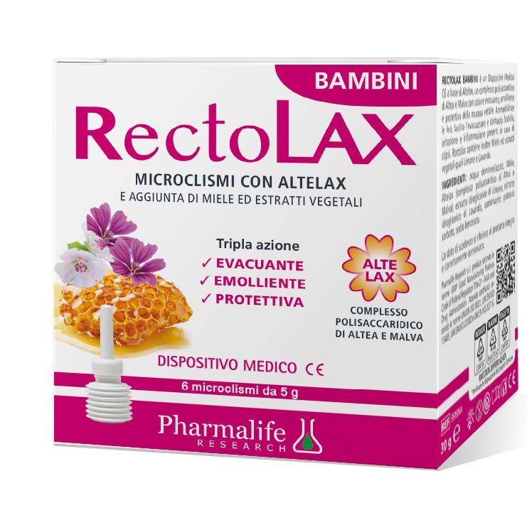 RECTOLAX BAMBINI MICROCLISMI 6 PEZZI DA 5 G - Antica Farmacia Ferrari