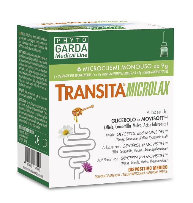 TRANSITA MICROLAX ADULTI 6 MICROCLISMI DA 9 G - Antica Farmacia Ferrari