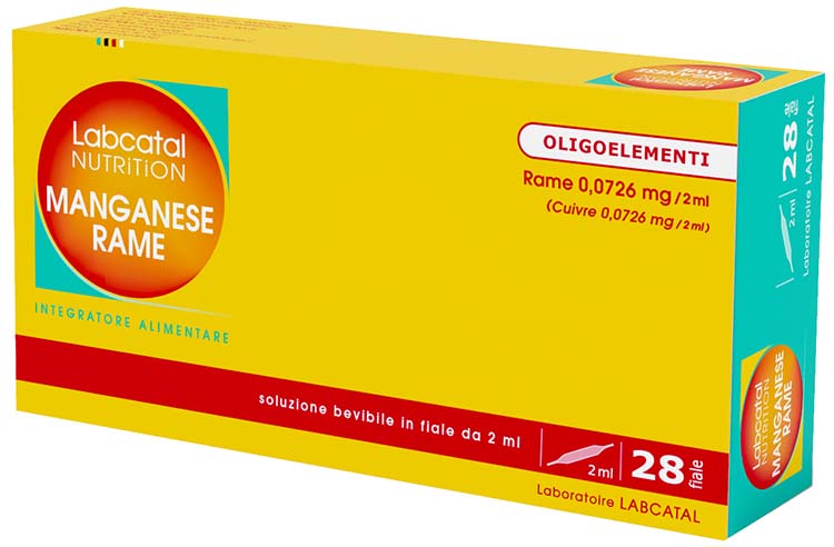 LABCATAL NUTRITION MANGANESE/RAME 28 FIALE 2 ML - Antica Farmacia Ferrari