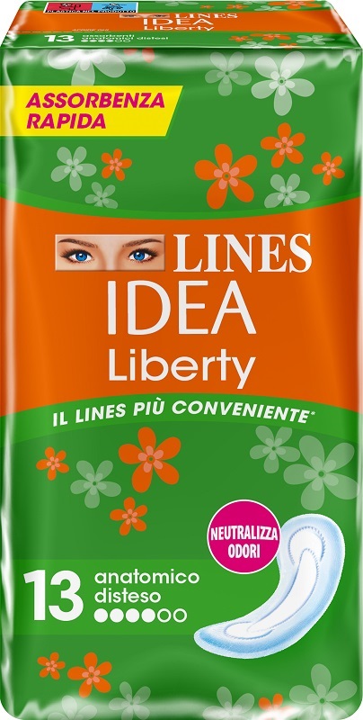LINES IDEA LIBERTY DWCT ANATOMICI 13 PEZZI - Antica Farmacia Ferrari