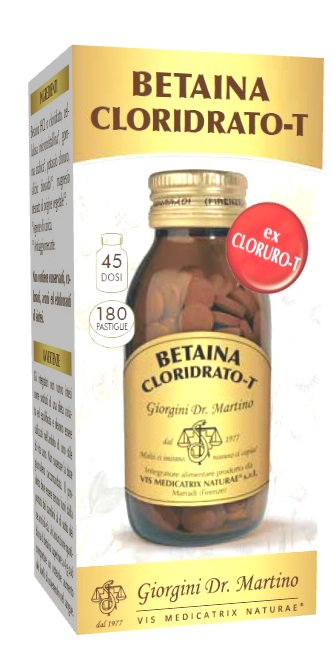 BETAINA CLORIDRATO-T 180 PASTIGLIE - Antica Farmacia Ferrari