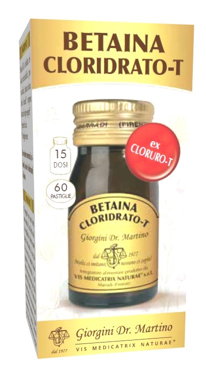 BETAINA CLORIDRATO-T 60 PASTIGLIE - Antica Farmacia Ferrari