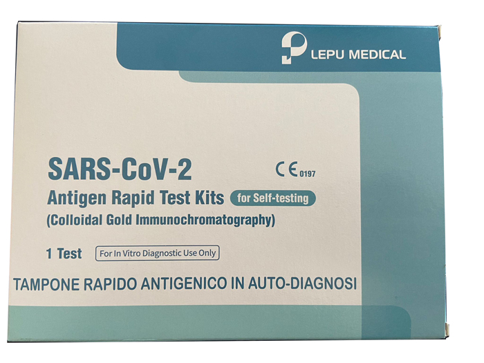TEST ANTIGENICO RAPIDO COVID-19 AUTODIAGNOSTICO DETERMINAZIONE QUALITATIVA ANTIGENI SARS-COV-2 IN TAMPONI NASALI MEDIANTE IMMUNOCROMATOGRAFIA - Antica Farmacia Ferrari
