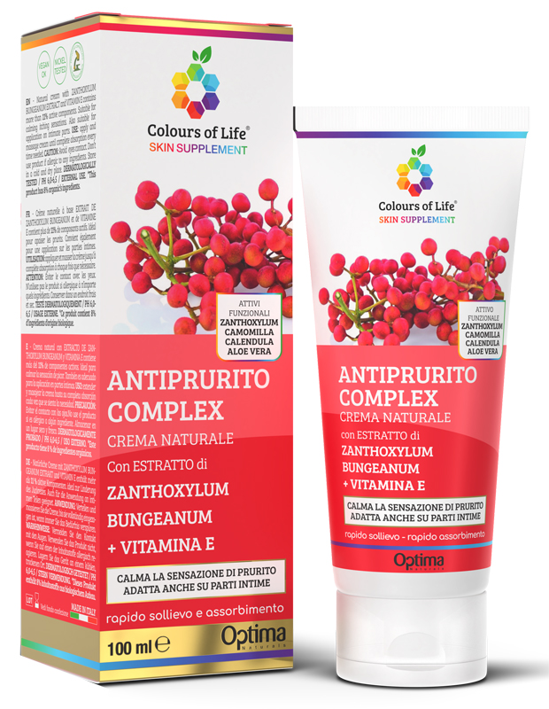 COLOURS OF LIFE SKIN SUPPLEMENTE ANTIPRURITO COMPLEX CREMA 100 ML - Antica Farmacia Ferrari