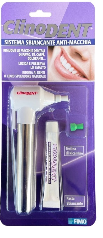 CLINODENT SISTEMA SBIANCANTE ANTIMACCHIA - Antica Farmacia Ferrari