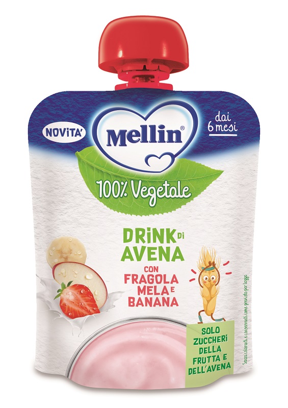 MELLIN POUCH AVENA MELA FRAGOLA BANANA 90 G - Antica Farmacia Ferrari