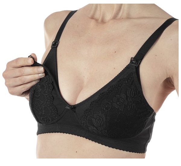 MAMMY REGGISENO COTONE ALLATTAMENTO BLACK 4C - Antica Farmacia Ferrari
