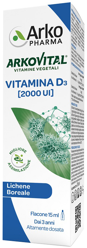 ARKOVITAL VITAMIN D3 15 ML - Antica Farmacia Ferrari
