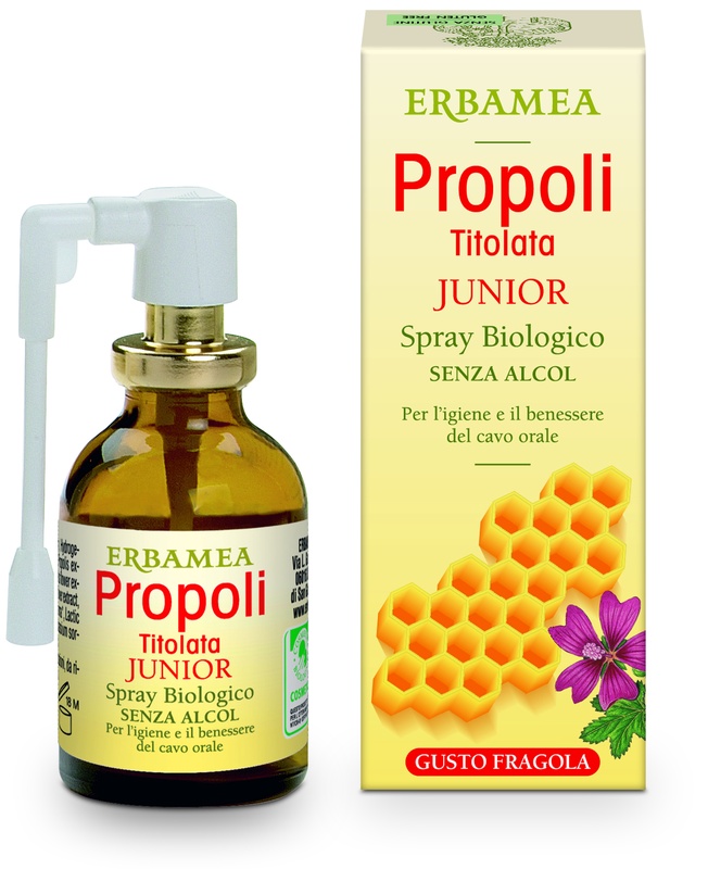 PROPOLI TITOLATA SPRAY JUNIOR BIOLOGICO 20 ML - Antica Farmacia Ferrari